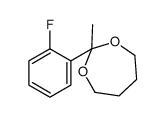 2-(2-fluorophenyl)-2-methyl-1,3-dioxepane Structure