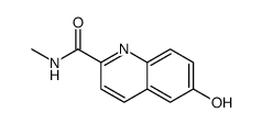 6-hydroxy-N-methylquinoline-2-carboxamide结构式