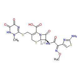 (E)-头孢曲松结构式