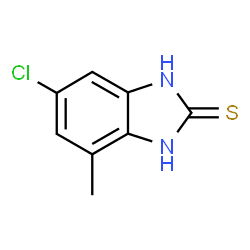 2H-Benzimidazole-2-thione,6-chloro-1,3-dihydro-4-methyl-(9CI) structure