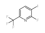 2-Fluoro-3-iodo-6-(trifluoromethyl)pyridine structure