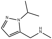 甲基({[1-(丙-2-基)-1H-吡唑-5-基]甲基})胺结构式