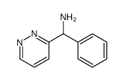 1-Phenyl-1-(3-pyridazinyl)methanamine structure