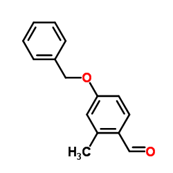 4-(Benzyloxy)-2-methylbenzaldehyde structure