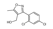 [3-(2,4-dichlorophenyl)-5-methyl-isoxazol-4-yl]methanol Structure