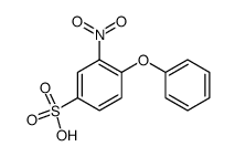 3-nitro-4-phenoxy-benzenesulfonic acid Structure