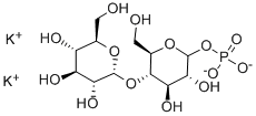 ALPHA-D(+)MALTOSE 1-PHOSPHATE DIPOTASSIUM SALT Structure