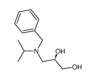 (R)-3-(Benzyl-isopropyl-amino)-propane-1,2-diol Structure