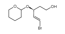 (3S,E)-5-bromo-3-((tetrahydro-2H-pyran-2-yl)oxy)pent-4-en-1-ol Structure