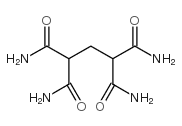 1,1,3,3-Propanetetracarboxamide Structure