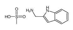 1-(1H-Indol-2-yl)methanamine methanesulfonate (1:1)结构式