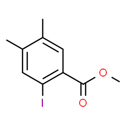 Methyl 2-iodo-4,5-dimethylbenzoate structure