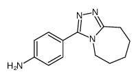 4-(6,7,8,9-TETRAHYDRO-5H-[1,2,4]TRIAZOLO[4,3-A]AZEPIN-3-YL)-PHENYLAMINE Structure