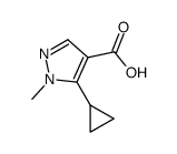 5-Cyclopropyl-1-methyl-pyrazole-4-carboxylic acid图片