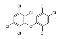 1,2,4,5-tetrachloro-3-(2,4,5-trichlorophenoxy)benzene结构式