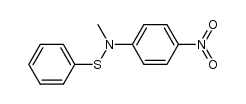 N-methyl-4-nitro-N-(phenylthio)benzenamine结构式