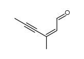 3-methylhex-2-en-4-ynynal Structure