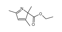 2H-Pyrrole-2-carboxylicacid,2,3,5-trimethyl-,ethylester(9CI) Structure