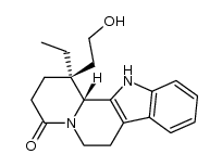 (1S,12bR)-1-ethyl-1-(2-hydroxyethyl)-4-oxo-2,3,6,7,12,12b-hexahydro-1H-indolo[2,3-a]quinolizine结构式