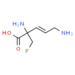 3-Pentenoicacid,2,5-diamino-2-(fluoromethyl)-,(-)-(9CI) Structure