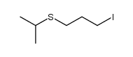 (3-iodopropyl)(isopropyl)sulfane结构式