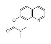 quinolin-7-yl N,N-dimethylcarbamate结构式