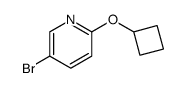 5-Bromo-2-cyclobutoxypyridine Structure