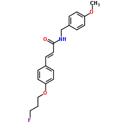 (E)-3-[4-(3-FLUOROPROPOXY)PHENYL]-N-(4-METHOXYBENZYL)-2-PROPENAMIDE结构式