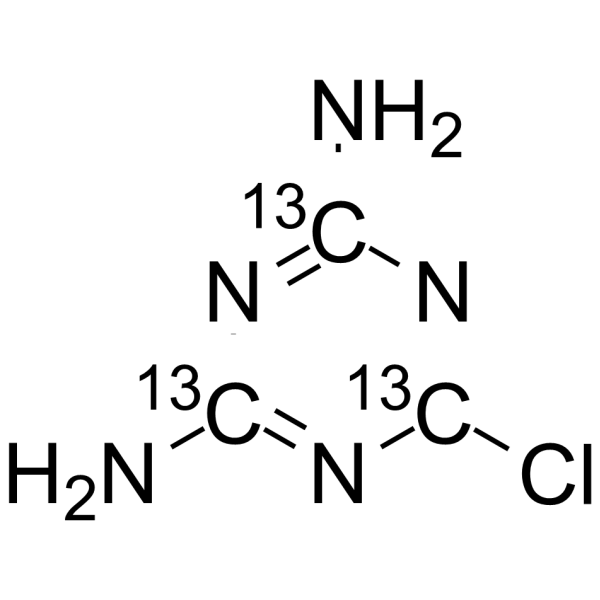 去乙基去异丙基阿特拉津13C3结构式