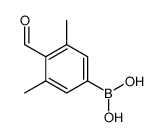 (4-Formyl-3,5-dimethylphenyl)boronic acid Structure