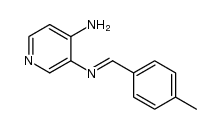 (E)-N(3)-(4-methylbenzylidene)pyridine-3,4-diamine结构式