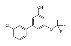 3-(3-chlorophenyl)-5-(trifluoromethoxy)phenol Structure