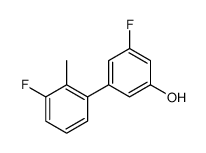 3-fluoro-5-(3-fluoro-2-methylphenyl)phenol结构式