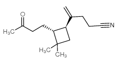 (2R,3S)-1,1-Dimethyl-2-(3-oxobutyl)-3-(3-cyano-1-methylenepropyl) cyclobutane picture