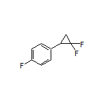 1-(2,2-Difluorocyclopropyl)-4-fluorobenzene Structure