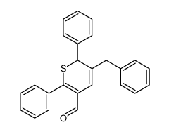 3-benzyl-2,6-diphenyl-2H-thiopyran-5-carbaldehyde Structure