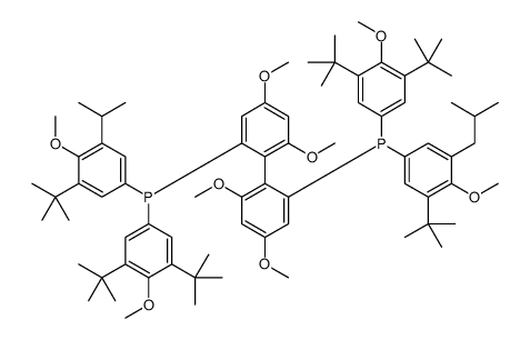 (R)-2,2'-双[双(4-甲氧基-3,5-二叔丁基苯基)膦]-4,4',6,6'-四甲氧基)-1,1'-联苯图片