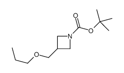 N-BOC-3-(PropoxyMethyl)azetidine结构式