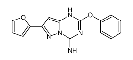 7-(furan-2-yl)-2-phenoxypyrazolo[1,5-a][1,3,5]triazin-4-amine Structure