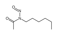 N-hexyl-N-nitrosoacetamide结构式