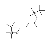 tert-butyl-[4-[tert-butyl(dimethyl)silyl]oxypent-3-enoxy]-dimethylsilane结构式