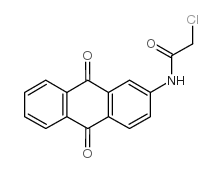 2-Chloro-N-(9,10-dioxo-9,10-dihydro-anthracen-2-yl)-acetamide Structure