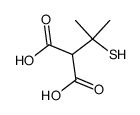 (α-mercapto-isopropyl)-malonic acid Structure