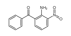 2-amino-3-nitro-benzophenone结构式