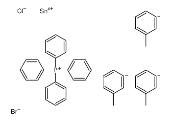 methylbenzene,tetraphenylphosphanium,tin(4+),bromide,chloride结构式