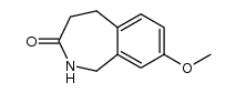 8-methoxy-1,2,4,5-tetrahydro-3H-2-benzazepin-3-one Structure