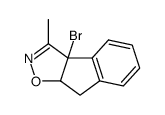 3a-bromo-3-methyl-8,8a-dihydro-3aH-indeno[1,2-d]isoxazole结构式