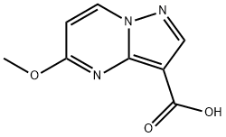 5-甲氧基吡唑并[1,5-A]嘧啶-3-羧酸结构式