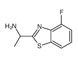 2-Benzothiazolemethanamine,4-fluoro-alpha-methyl-(9CI)结构式