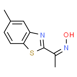 Ethanone, 1-(5-methyl-2-benzothiazolyl)-, oxime (9CI) Structure